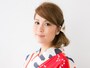 ボブの浴衣姿に！5分でできる簡単ねじりヘアアレンジ