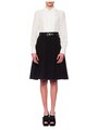 Miu Miu／Crepe de chine boxy blouse
