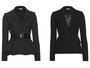 左から、Miu Miu／WOOL BLAZER、Miu Miu／BELTED WOOL JACKET WITH PEPLUM Antracite