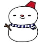 雪だるま　クリスマス　イラスト　カラー　かわいい