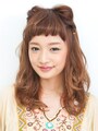 小さめの猫耳はナチュラルキュートな印象に