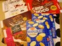 お菓子の箱でカード作り