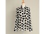 WHIT(ウィット) ドット プリント シルク シャツ ブラウス（13AW）