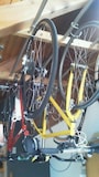 自転車のぶら下げ収納
