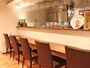 店内奥のカウンター席