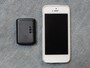 iPhone5と比べるとその小ささが分かる。