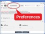 「Preferences」をクリックしてオプションを設定