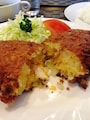半分にカットとした「洋風かきあげ」