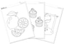 食べ物のぬりえ・塗り絵　ぬりえパーク