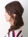 基本のサイドアップヘアアレンジ