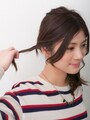 ねじりながら後ろにもっていくことで柔らかさが出る