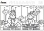 ひな祭りぬりえ・塗り絵　ぺんてる ぬりえ