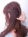 きつめにねじったまま上に押し出すイメージで