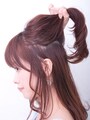 分け目がみえないようにわける