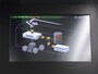電化区間の車内モニター