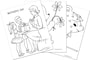 母の日　塗り絵・ぬりえ　RAISING OUR KIDS