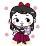 学生　卒業　イラスト　桜　カラー　かわいい