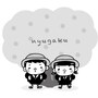入学式　イラスト　桜　白黒　かわいい