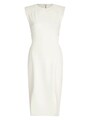 WHITE CUT OUT SIDE SLEEVELESS DRESS（River Island）