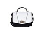 BLACK AND WHITE GEOMETRIC PANEL SATCHEL（River Island）