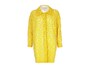 YELLOW FLORAL EMBROIDERED COAT（River Island）