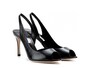 LEATHER SLING-BACK PUMPS（Miu Miu）
