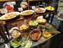 もうやんカレー池 サイドメニューのブッフェ台