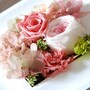 母の日限定 プリザーブドフラワー　スイートアレンジ スモーキーピンク