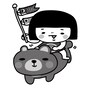 金太郎　こどもの日　イラスト　白黒　かわいい