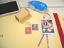 切手と消印欄