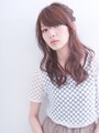 ロングねじりハーフアップ