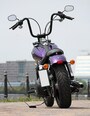 ノーマルと比べてもかなり高いハンドルバー