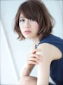 前髪ながし　デジタルパーマ