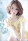 前髪なし　ニュアンスミックスカール
