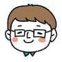 めがねのお父さん　父の日　イラスト　カラー　かわいい