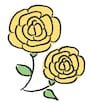 バラ　父の日　イラスト　カラー　かわいい