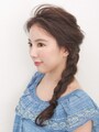 アナと雪の女王のエルサ風三つ編みヘアアレンジ
