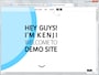 「jQuery Scrollable Link」デモページ