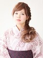 ロング浴衣・ダイナミックな編み込みアレンジのやり方