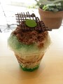 「パティスリー ブリーズ」に昨年登場したかき氷「チョコミント」