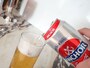 スタンダードのアンカービール、ふわ～っと細やかな泡がたってきます。