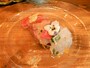 かわいらしい花が飾られた前菜