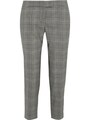 Stella McCartney／Dorot Prince of Wales check stretch-wool tapered pants（グレンチェック）