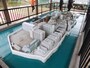 高島・石炭資料館にある軍艦島の模型