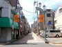 道路の色がここから変わっている