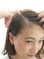 7：3で指でしっかり分けとる