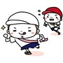 かけっこ　運動会　イラスト　カラー　かわいい