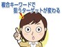 複合キーワードで狙うターゲットが変わる