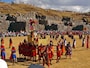 サクサイワマンで開催された太陽祭インティ・ライミ
