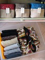 収納用品とラベル